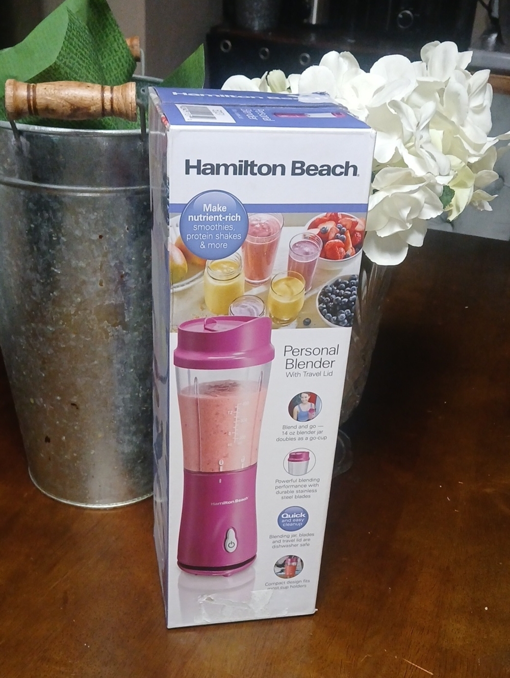 Hamilton Beach Personal Blender - Magenta Pink